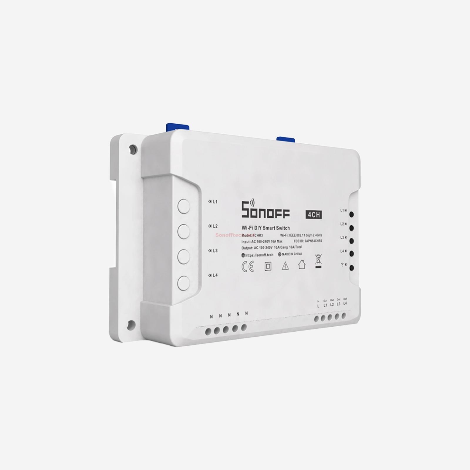 Sonoff 4CHR3 releu Wi-Fi 4 canale