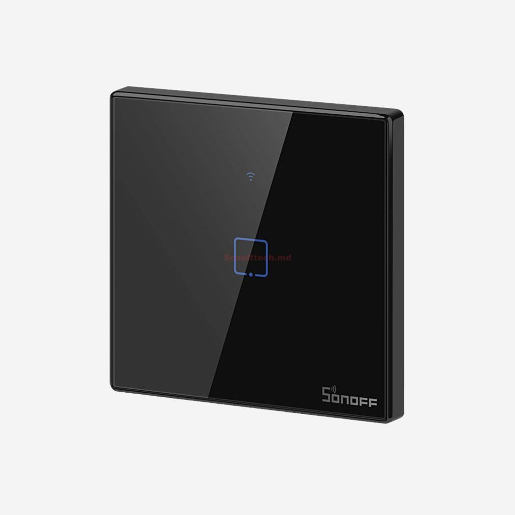 Sonoff Wi-Fi Smart Touch Wall Switch TX Series 1-Gang, Black