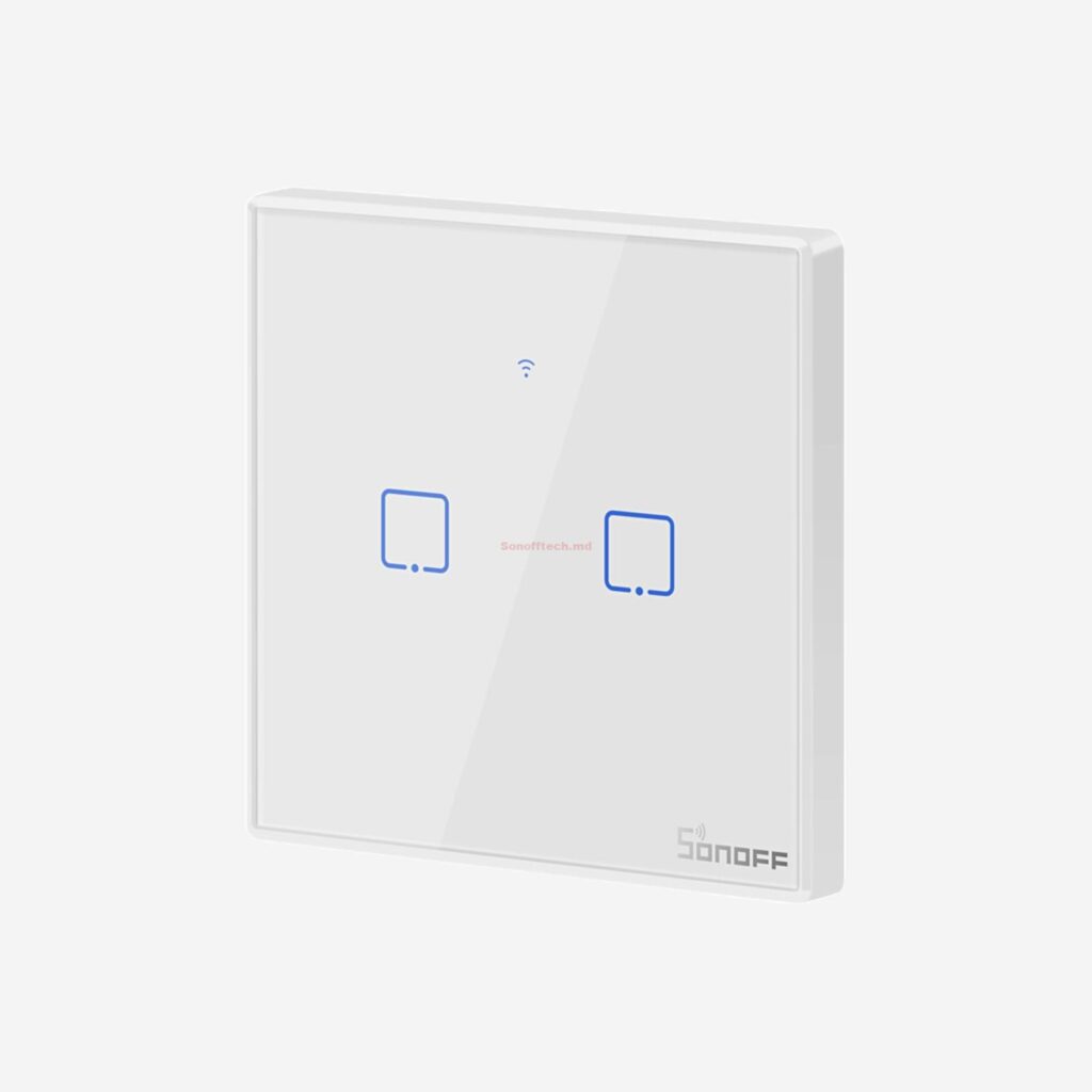 Sonoff TX Series 2-Gang White întrerupător Wi-Fi