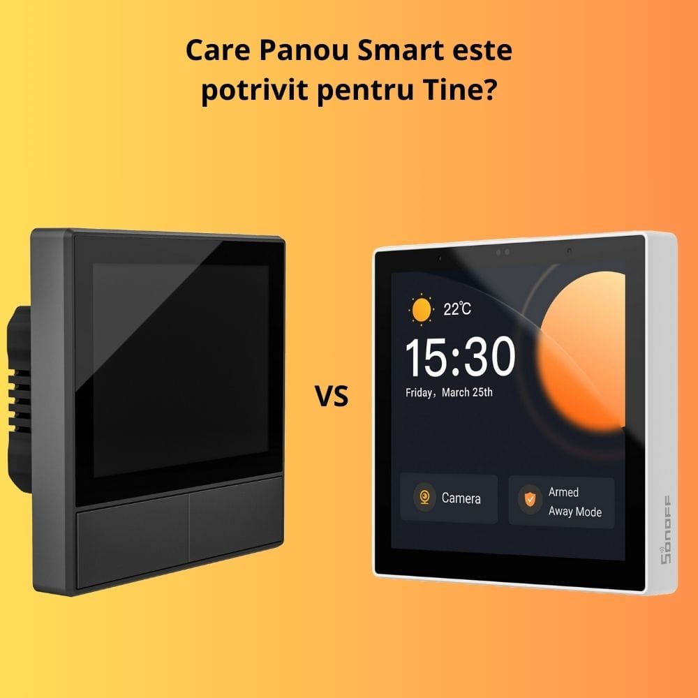 NSPanel vs NSPanel Pro – Care Panou Inteligent Sonoff este Potrivit pentru Tine?