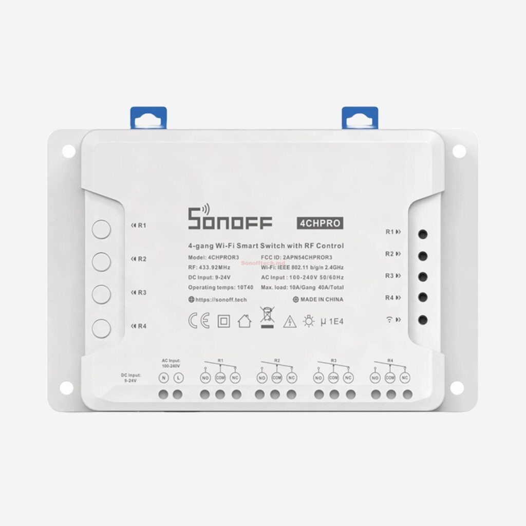 Sonoff 4CHPROR3 releu Wi-Fi RF 4 canale