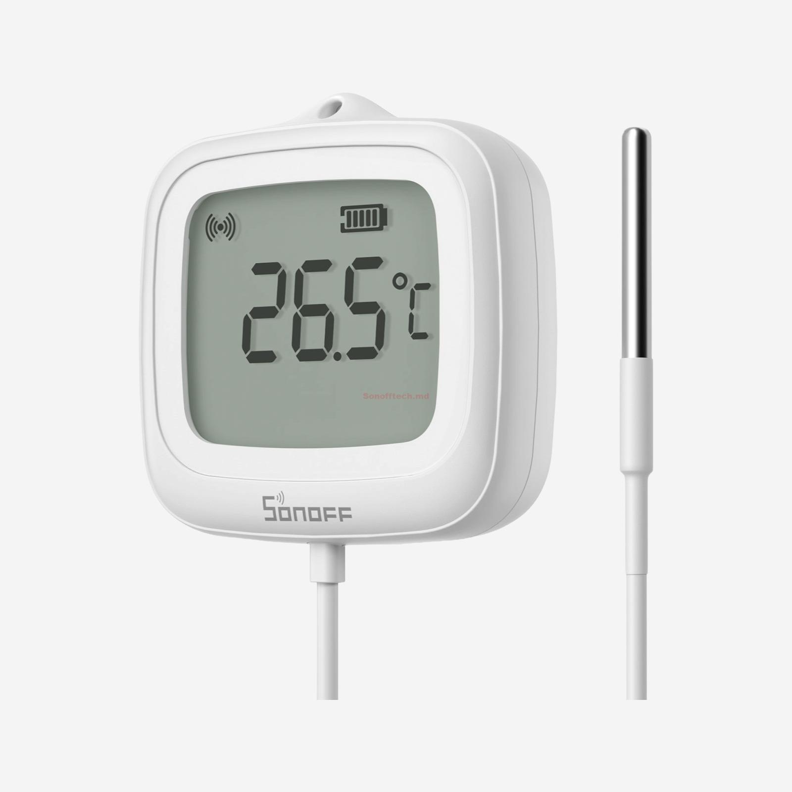Sonoff SNZB-02LD termometru Zigbee IP65 cu sondă