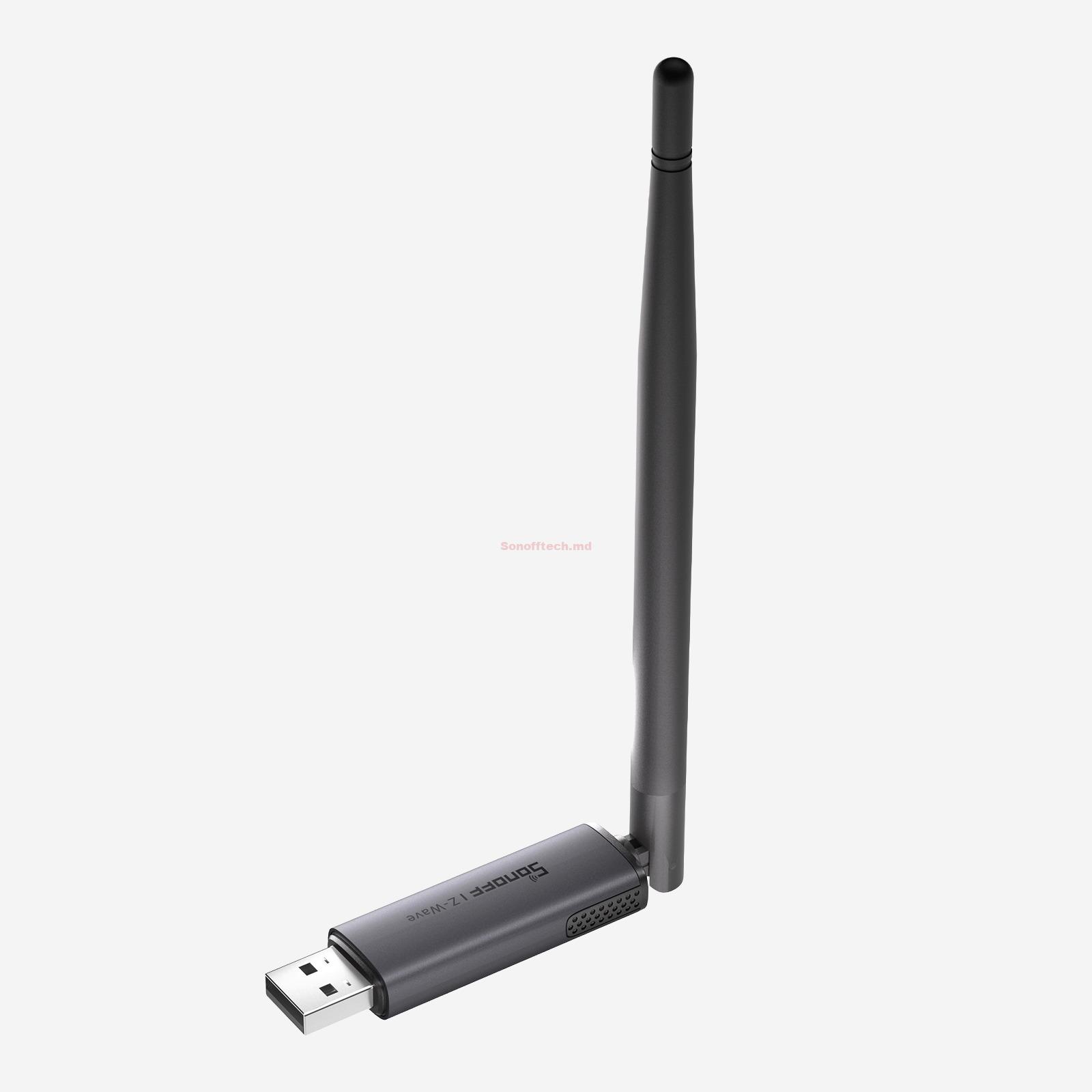 Sonoff Dongle-PZG23 Z-Wave 800 Plus USB adapter pentru Home Assistant și automatizări smart home